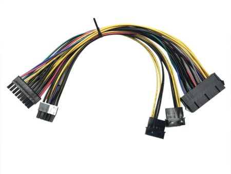 ATX PSU 24Pin+Dual Molex IDE 4Pin to 18+10pin Power Supply Cable for HP Z800 sz on Sale