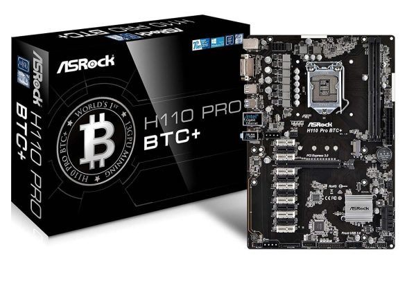 ASRock H110 Pro BTC+ 13GPU Mining Motherboard CryptoCurrency Online Sale