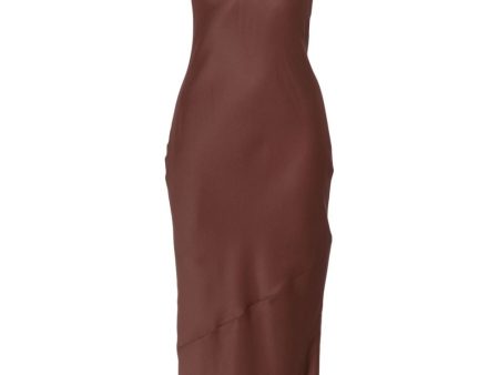 V-NECK SLEEVELESS MIDI DRESS Cheap