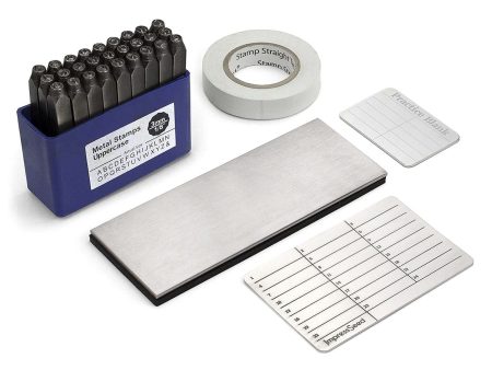 ImpressSeed Wallet Seed Key Backup - Silver Aluminum Plate Stamping KIT on Sale