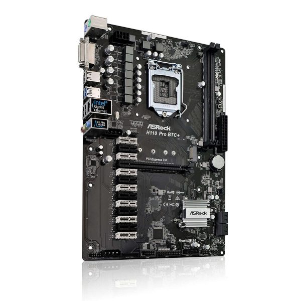 ASRock H110 Pro BTC+ 13GPU Mining Motherboard CryptoCurrency Online Sale