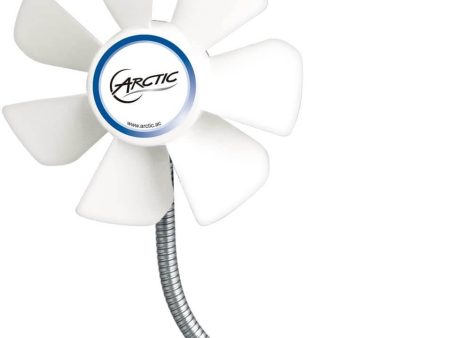 ARCTIC Breeze Mobile - Mini USB Desktop Fan with Flexible Neck, Portable, 1700RPM - White Hot on Sale